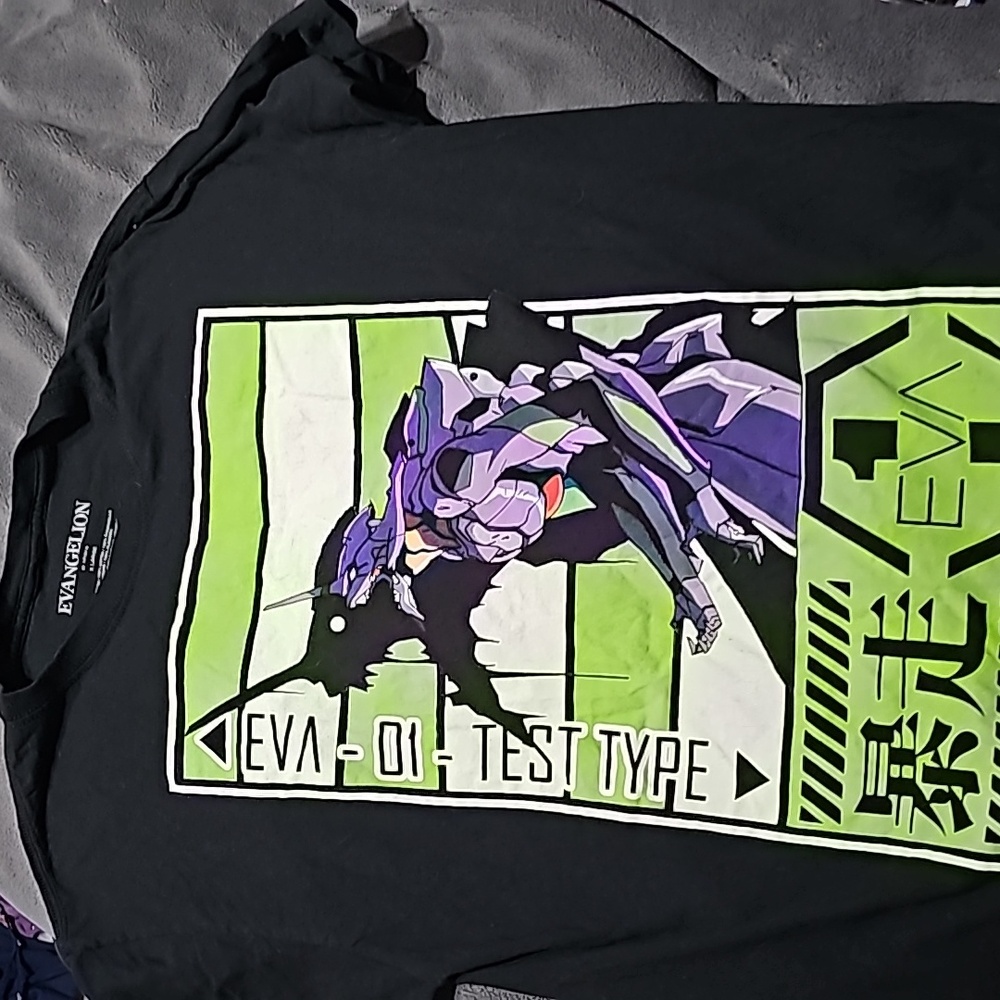 Evangelion EVA 01 Test Type Anime Sz XL Tshirt